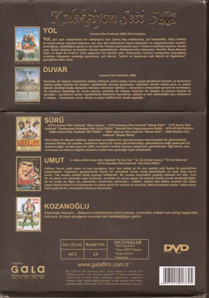 Yilmaz Güney-Koleksiyon Seti DVD